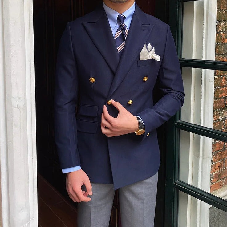 Blazer Slim Masculino Transpassado Bellaro® S1281