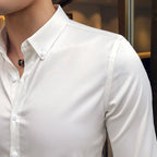Camisa Social Masculina Slim Elegance