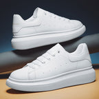 Tênis Masculino Casual de Couro