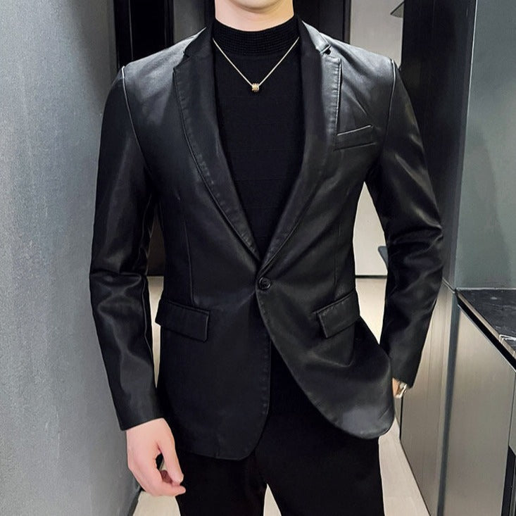 Blazer Masculino de Couro Bellaro® S1063