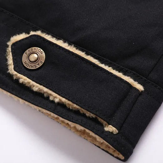 Jaqueta Jeans Masculina Interior de Lã Bellaro®