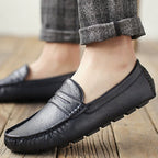Mocassim Couro Genuíno Antiderrapante Masculino