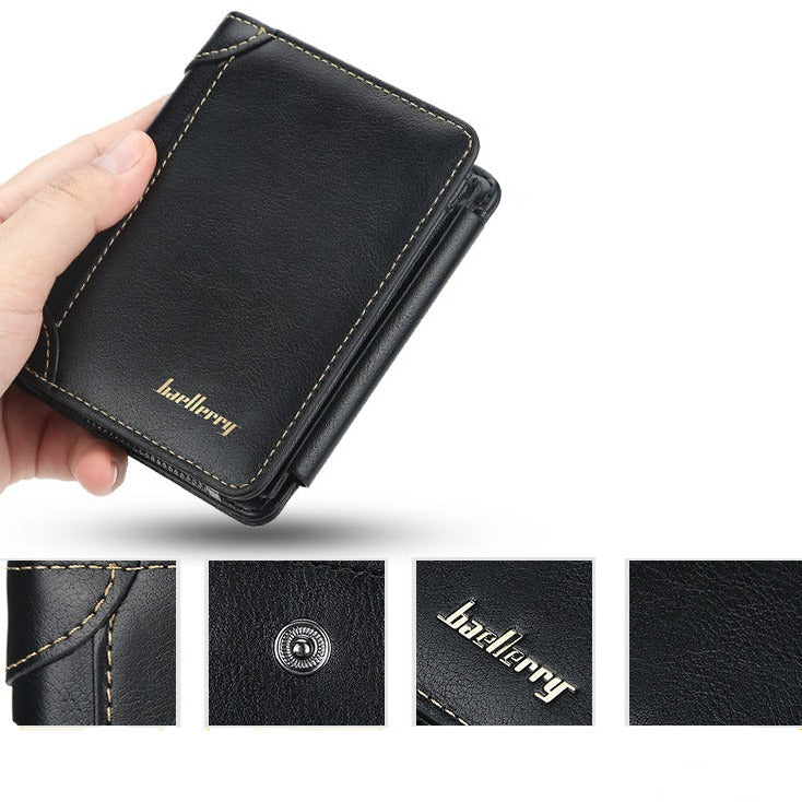 Carteira Masculina Couro Vintage
