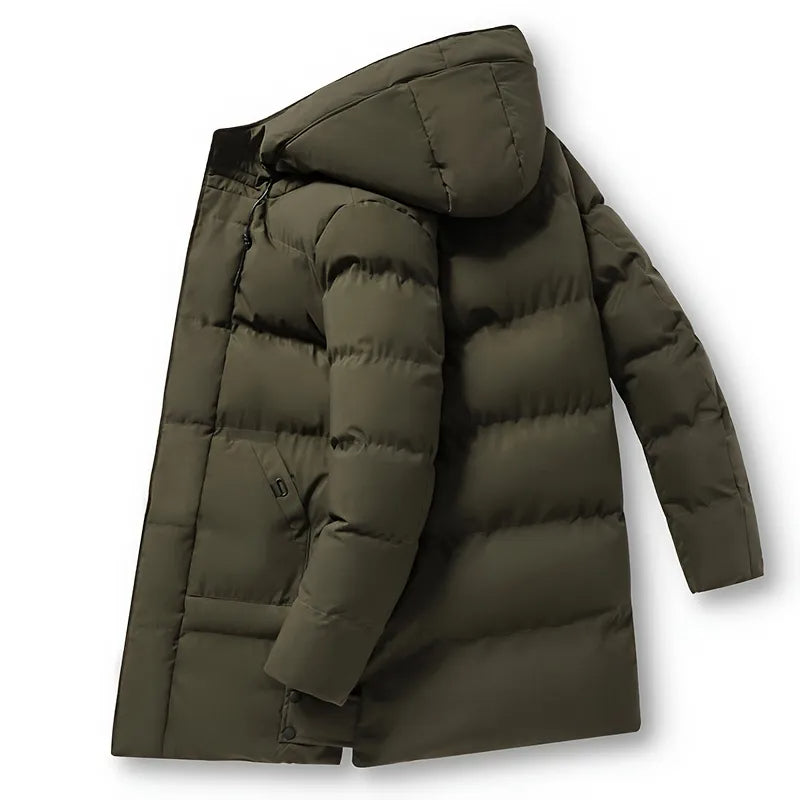 Jaqueta Puffer Longa Plus Size Masculina Bellaro®