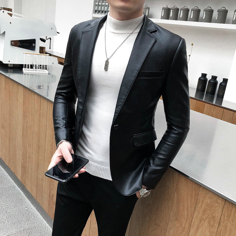 Blazer Masculino de Couro Bellaro®
