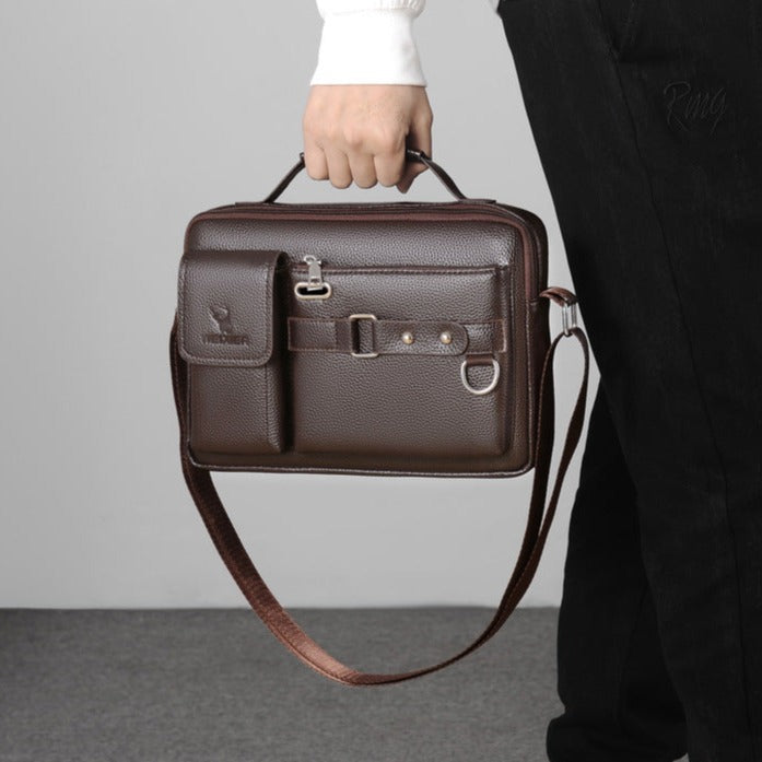 Bolsa Masculina de Couro Luxury