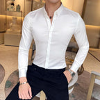 Camisa Social Masculina Slim Elegance