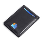 Carteira Masculina de Couro Antifurto Tecnologia RFID