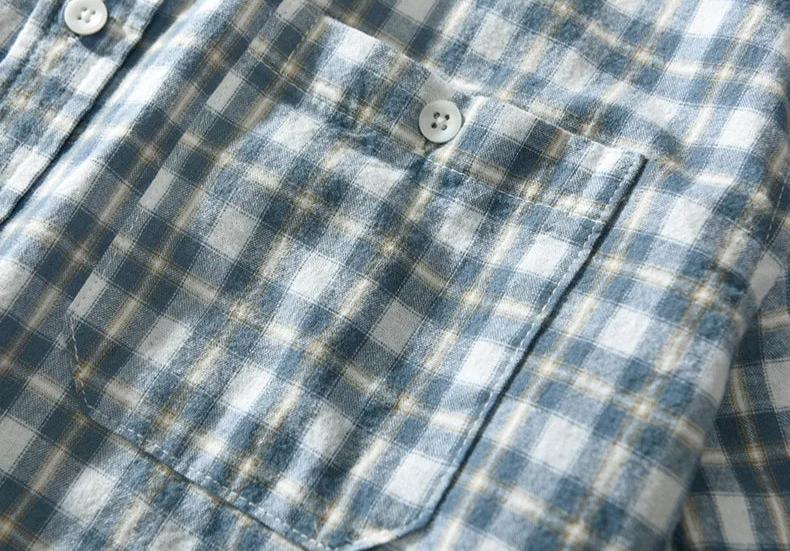 Camisa Masculina Xadrez de Manga Longa Bellaro®