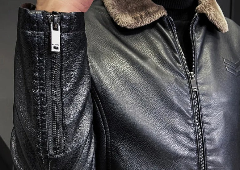 Jaqueta Masculina de Couro Bellaro® S1119