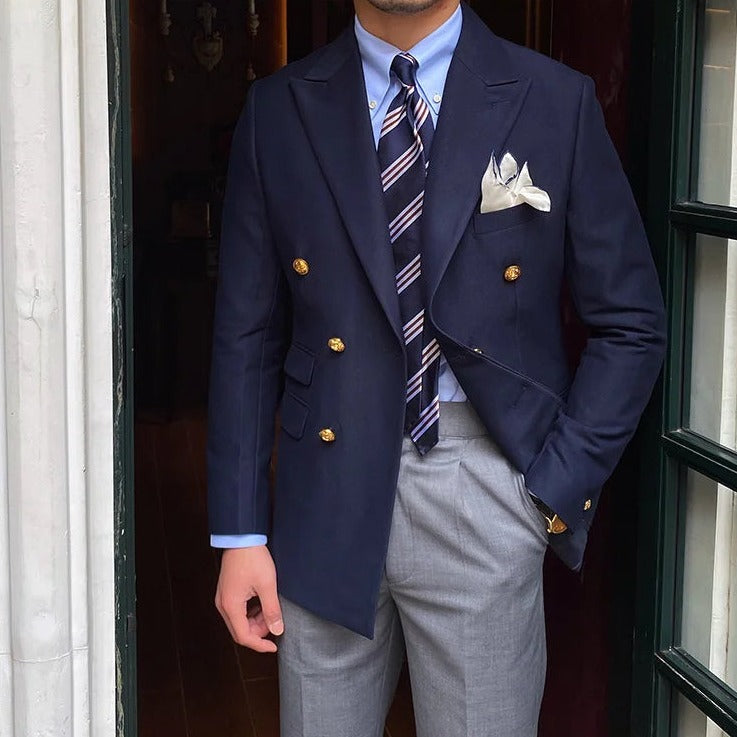 Blazer Slim Masculino Transpassado Bellaro® S1281