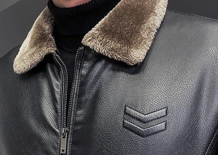 Jaqueta Masculina de Couro Bellaro® S1119