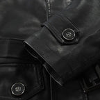 Jaqueta longa de Couro Masculina Bellaro®