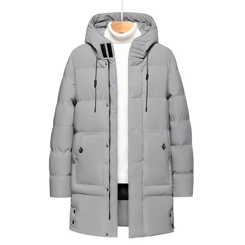 Jaqueta Puffer Longa Plus Size Masculina Bellaro®
